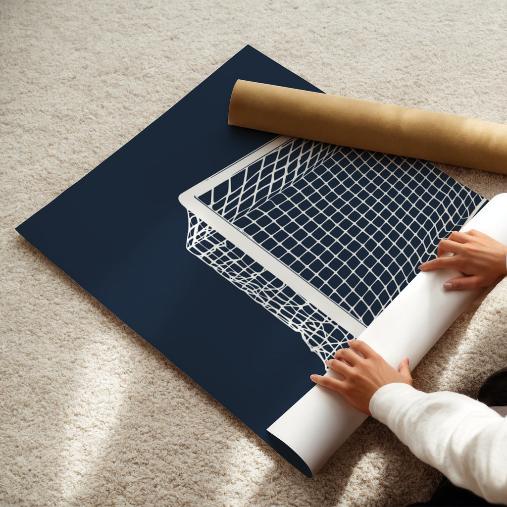 Personalised Football Wall Art Set of 3 – Boys Bedroom Prints