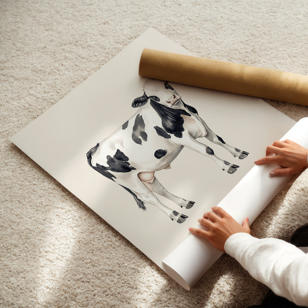 Personalised Farm Wall Art Set of 6 Olive Green Boys Room Prints