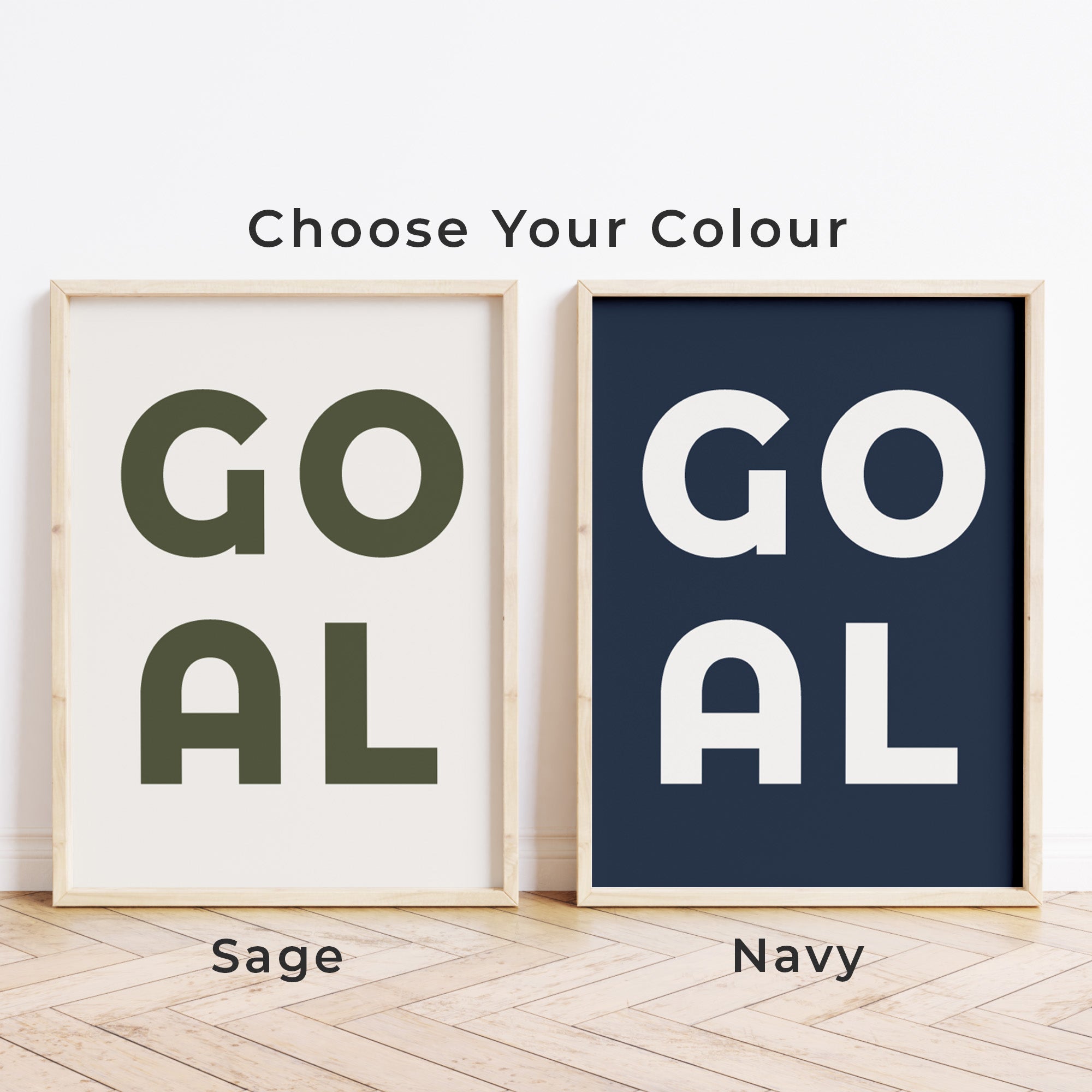 Football Goal Wall Art Neutral Kids Bedroom Boys Room Decor Poster